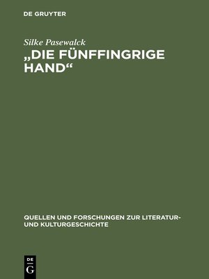 cover image of "Die fünffingrige Hand"